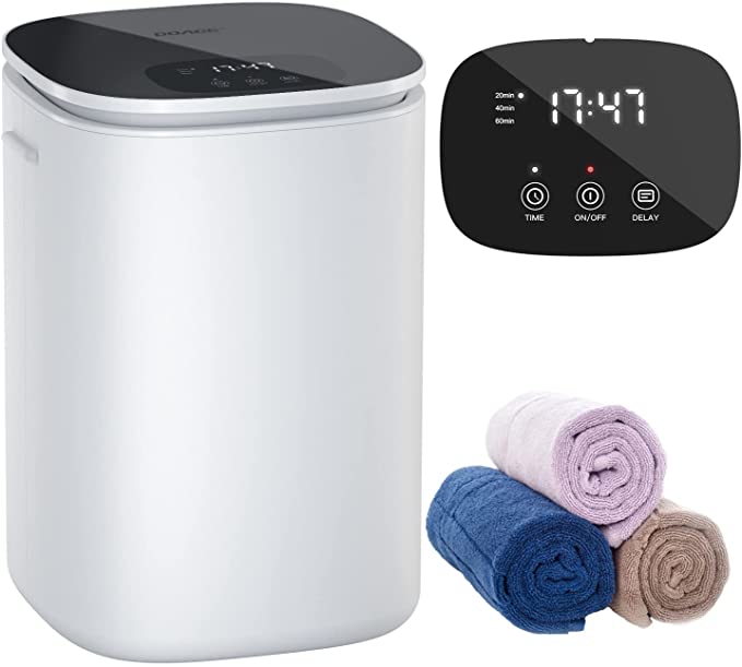 DOACE Towel Warmer Bucket, Large Towel Hot Warmer with LED Display