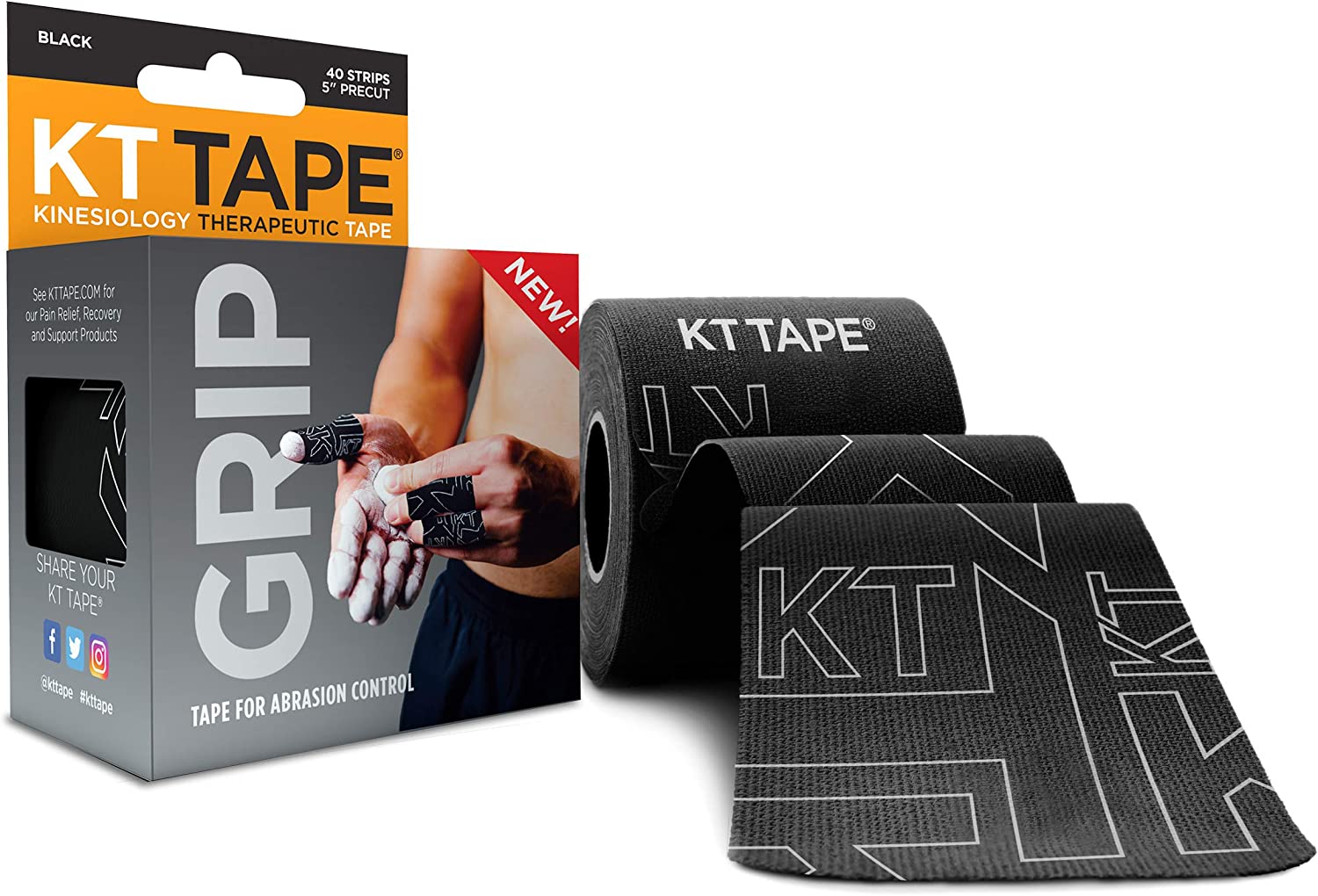 KT Tape Grip Tape Roll of 40 Abrasion Control and Finger Protection