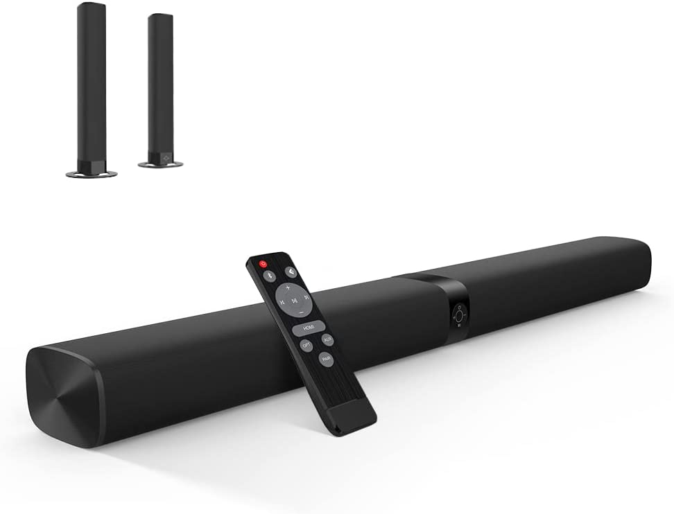 Sound Bar, MEKOKA KY8000 Split TV Soundbar Bluetooth Sound Bars with 3D