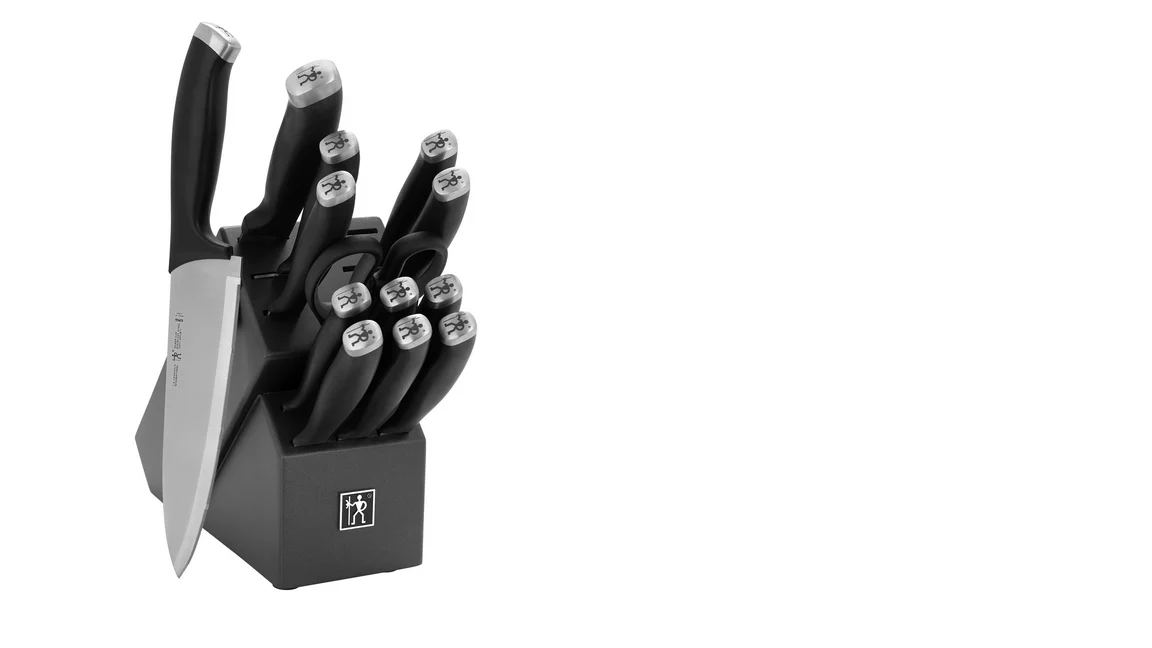 Henckels Silvercap 14pc Stainless Steel Knife Block Set BargainLow