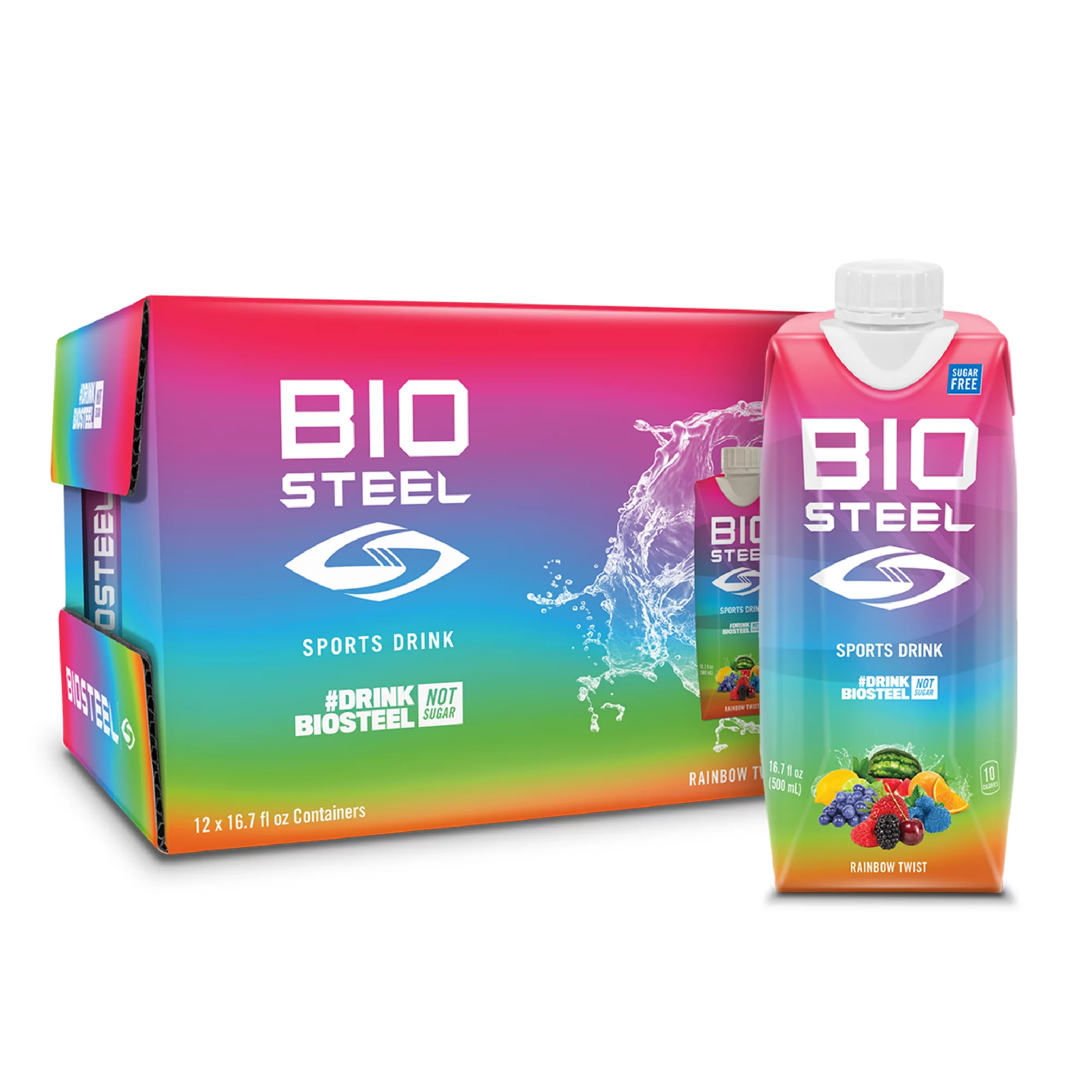 BioSteel Sports Drink, SugarFree with Essential Electrolytes, Rainbow