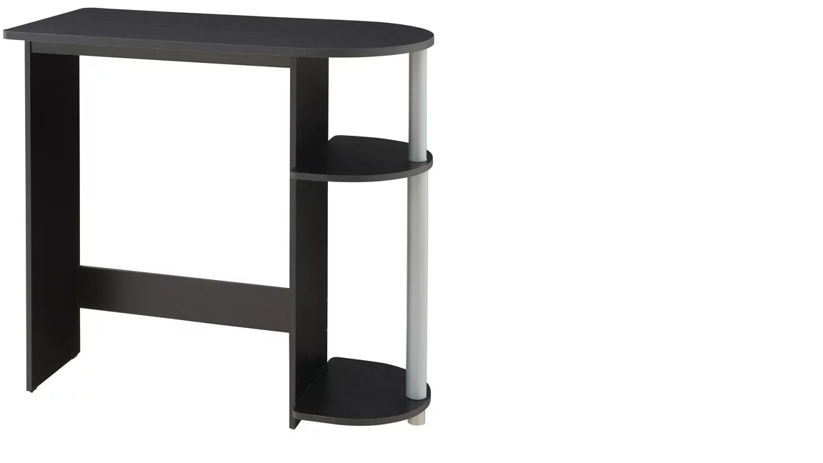Mainstays Computer Desk with Builtin Shelves, Multiple Colors BargainLow