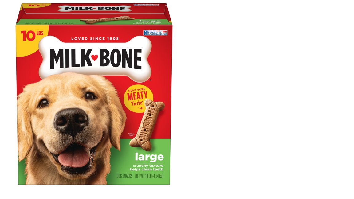MilkBone Original Dog Biscuits, Large Crunchy Dog Treats, 10 lbs