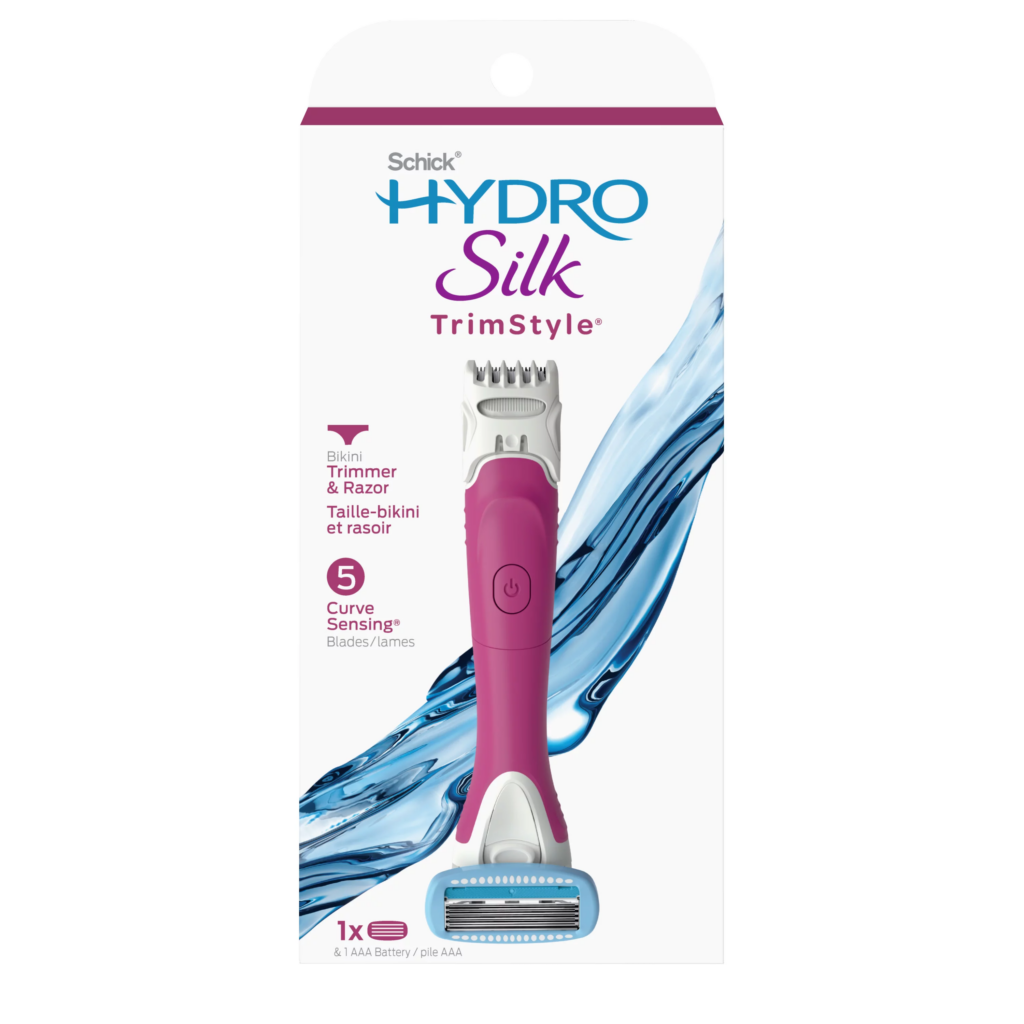 Schick Hydro Silk TrimStyle Waterproof Bikini Trimmer & 5 Blade Razor