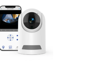 Baby Monitor, 360° Wireless 5G Nanny Cam with Safety Alerts, 4MP HD WiFi Camera for Human & Pet Detection, Home Security Camera with Two-Way Audio, Motion Tracking, IR Night Vision, Sleep Tracking