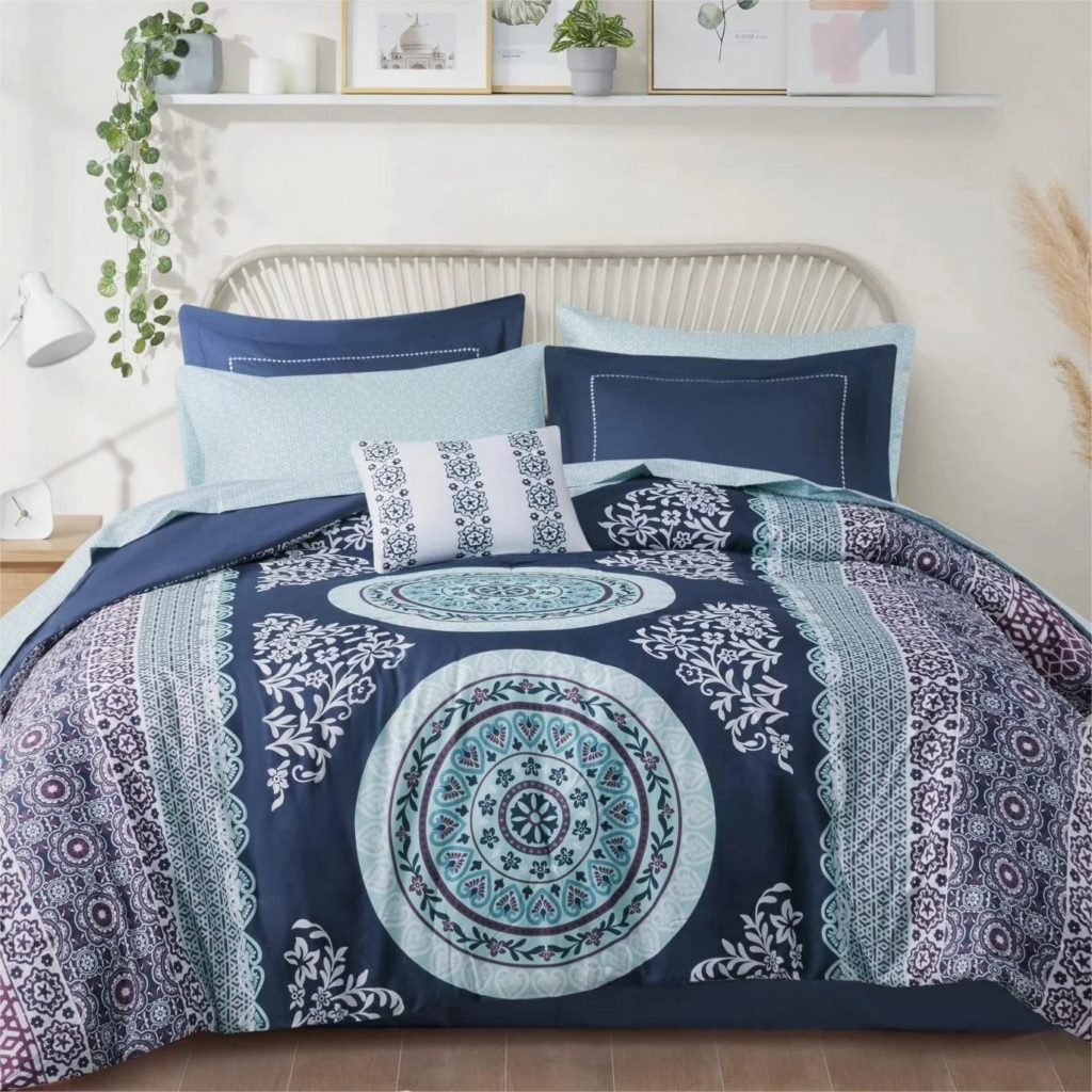 Intelligent Design 9Piece Queen Comforter Sets with Sheet Bed in a Bag